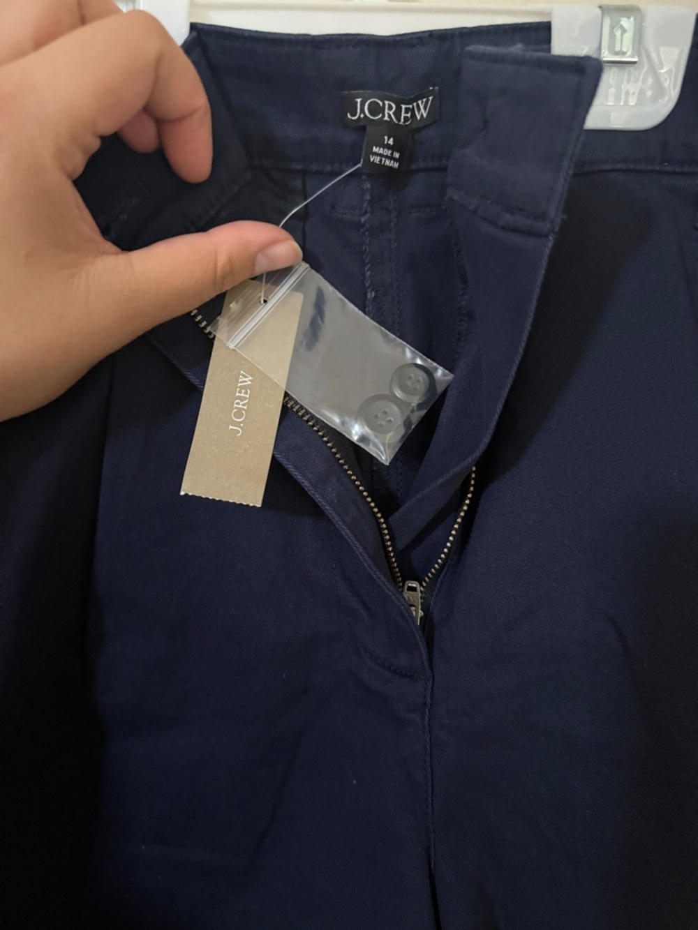 J. Crew Navy High-Rise Pleated Shorts - Picture 2 of 5